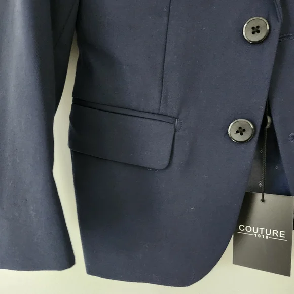 FABIAN Couture 1910 BOY’s Power Stretch Suit Separates in Navy Blue BLAZER Sz 6B - Picture 4 of 10